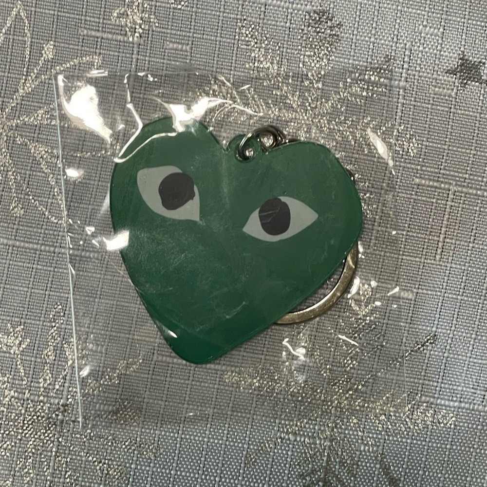 Drake Green Heart Key Chain